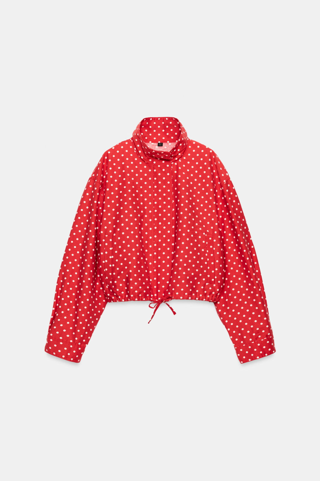 CHAQUETA ABULLONADA LUNARES / Rojo / Blanco - Zara фото 8