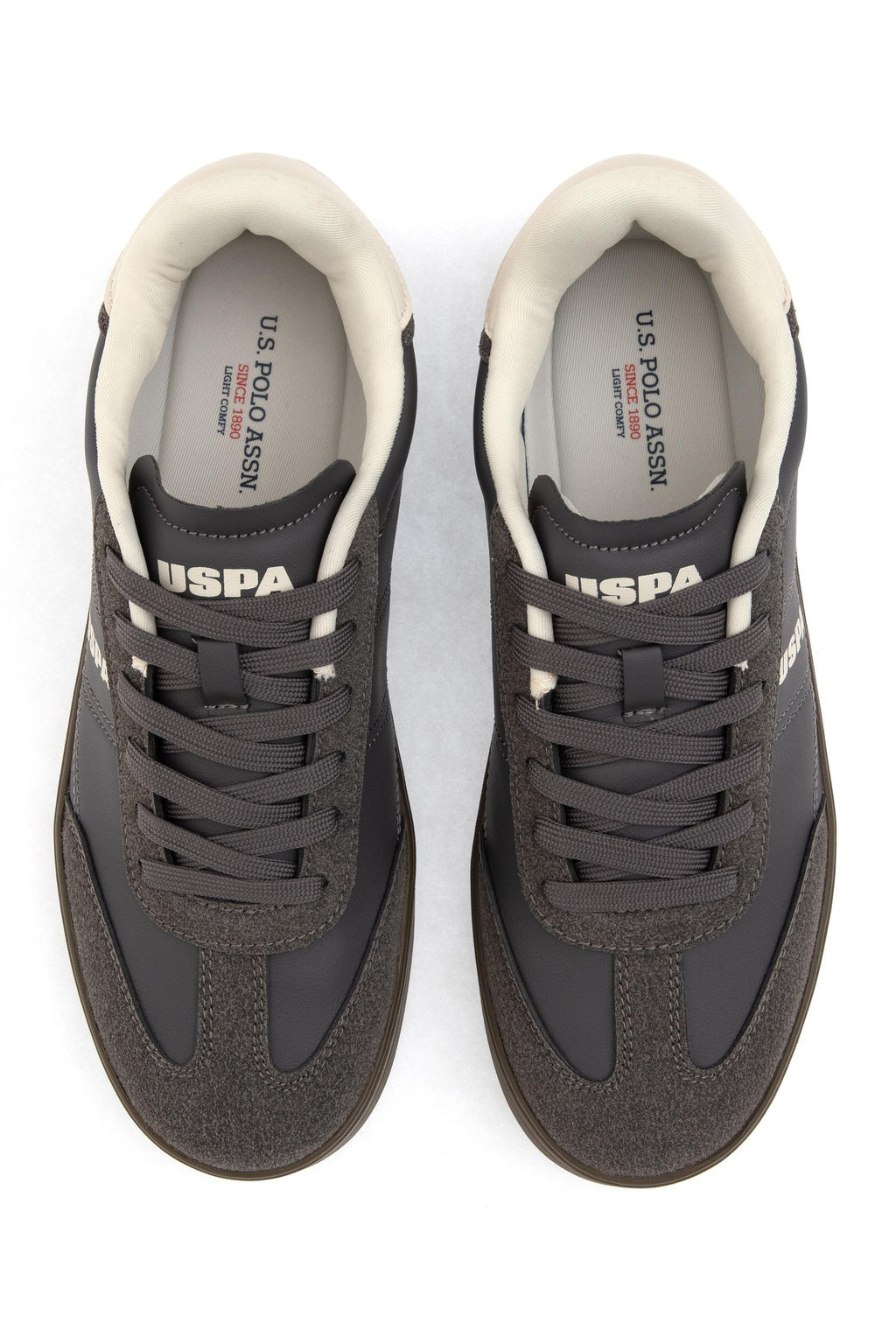 Erkek Gri Spor Ayakkab_ - U.s. polo assn фото 6
