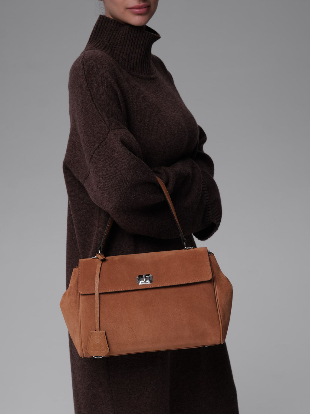 Замшевая сумка Nadi DBR 31356 вуд  фото 3