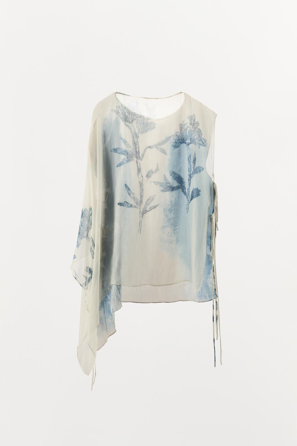 LIMITED EDITION PRINTED ASYMMETRIC TOP - Zara фото 7