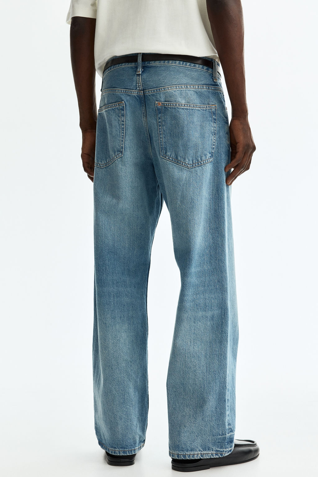 Loose Straight Jeans - H&m фото 15
