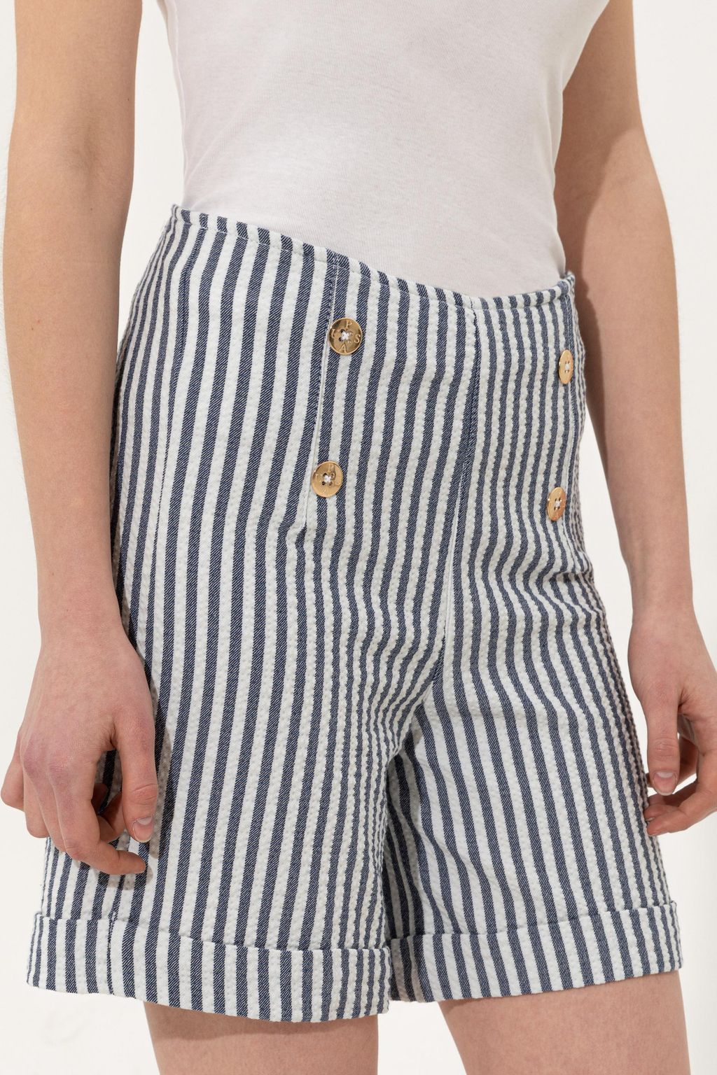 U. S. Polo Assn Женские темно-синие плетеные бермуды-капри - U.s. polo assn фото 12