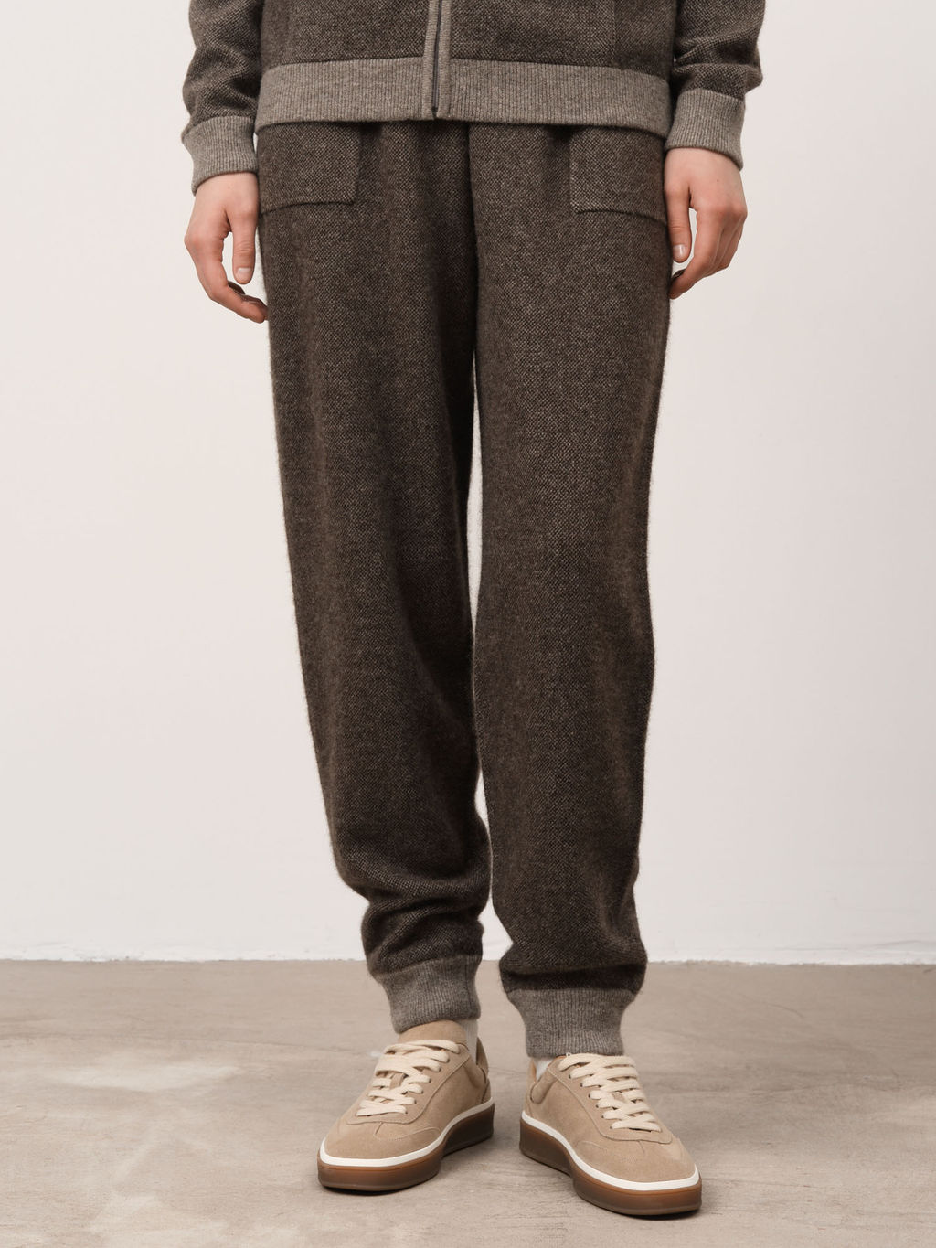 Брюки женские из пуха яка 10025 серые