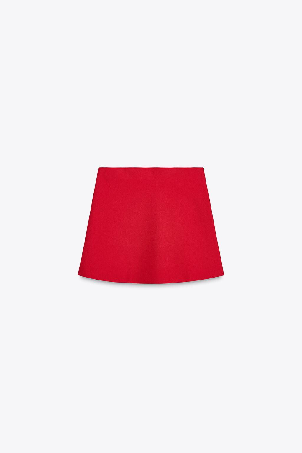PLAIN KNIT MINI SKIRT - Zara фото 4