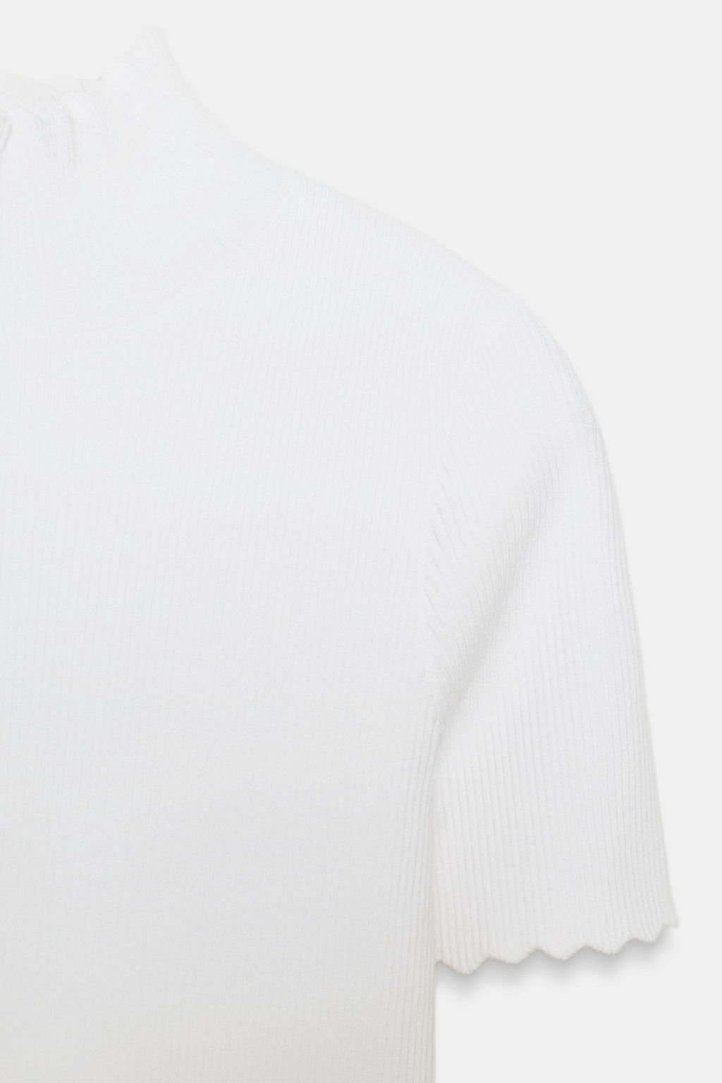 RIBBED KNIT TOP - Zara фото 12