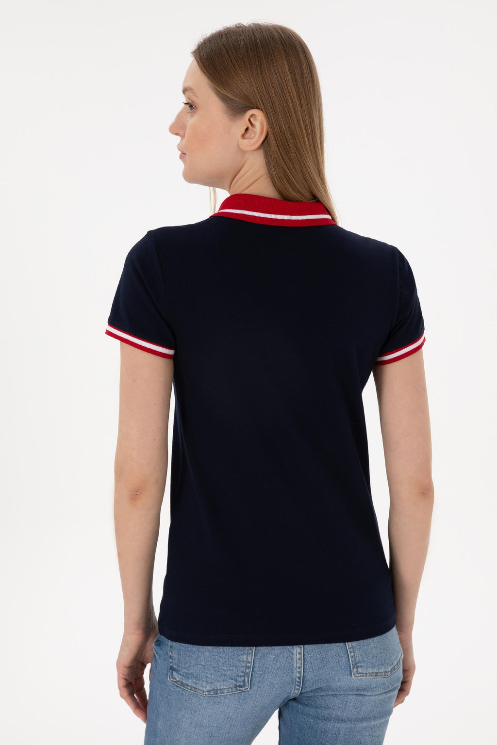 Kad_n Lacivert Ti__rt Sepette S_rpriz _ndirim - U.s. polo assn фото 5