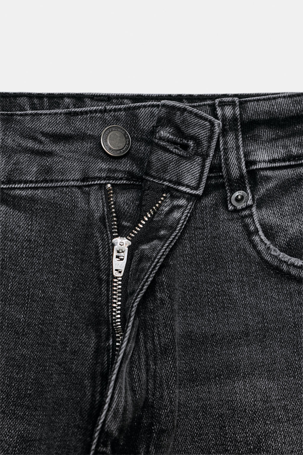 JEANS ZW COLLECTION WIDE LEG TIRO ALTO / Gris - Zara фото 7