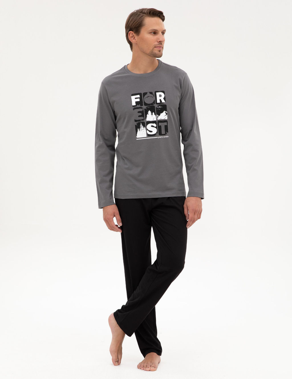 Koyu Gri Pijama Tak_m_ - Pierre cardin фото 4