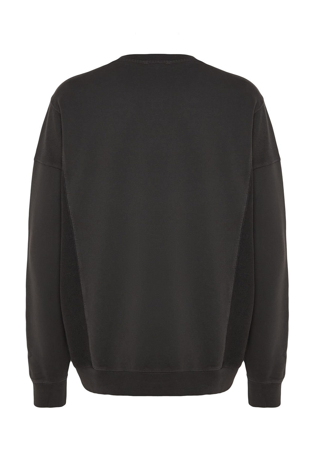 TRENDYOL MAN Antrasit %100 Pamuk Premium Oversize/Genis Kesim Eskitme/Soluk Efektli Sweatshirt TMNAW24SW00023 - Trendyolmilla фото 8