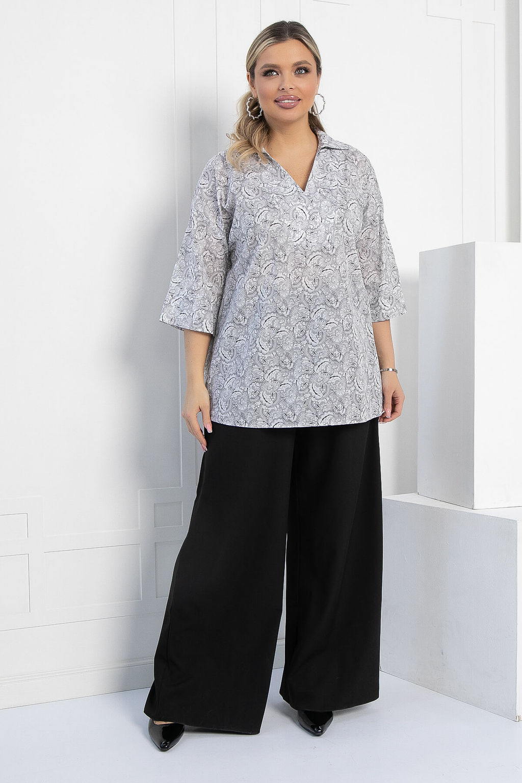 Блуза Легкость движения - Lt collection фото 15