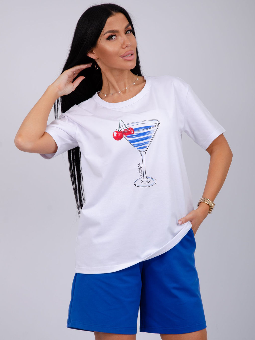 Костюм "Марина 2" василёк, трикотаж