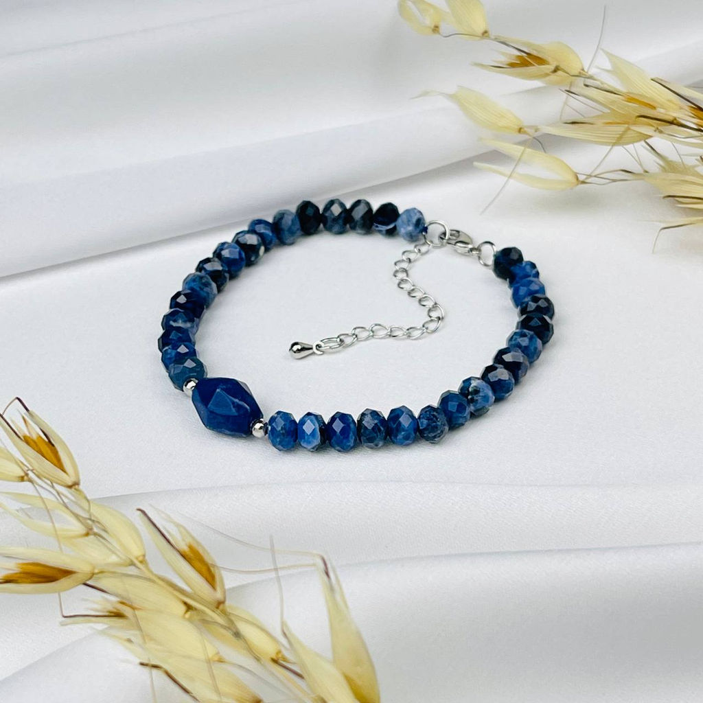 Браслет из Содалита 18 см +