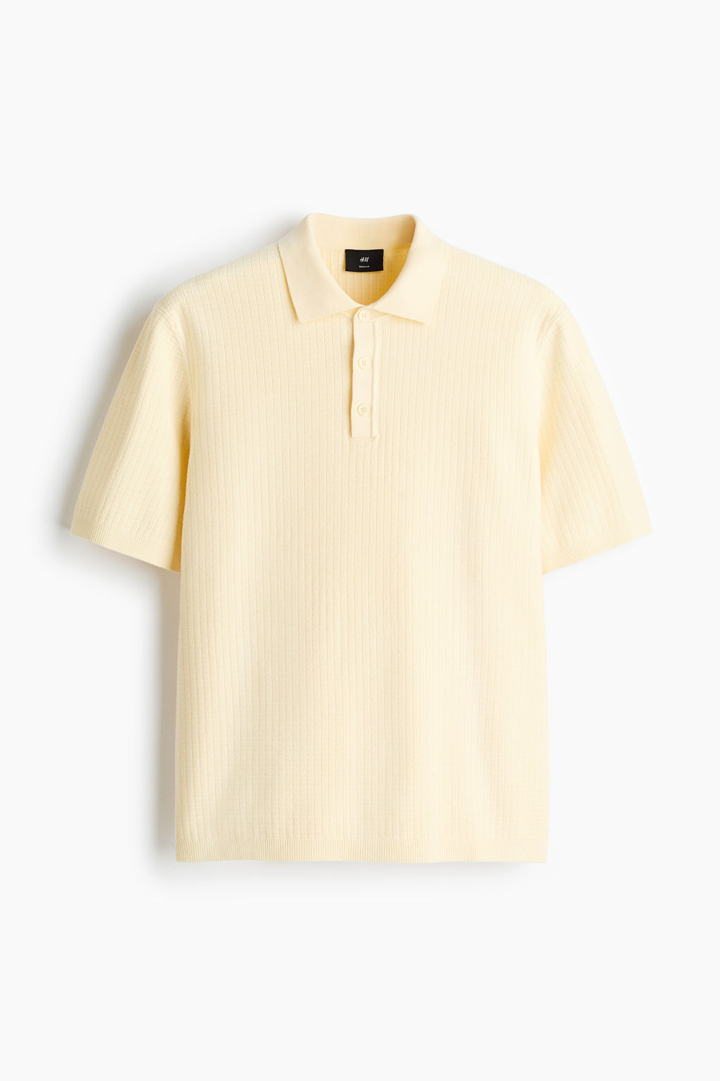 Polo en punto texturizado Regular Fit - H&m фото 6