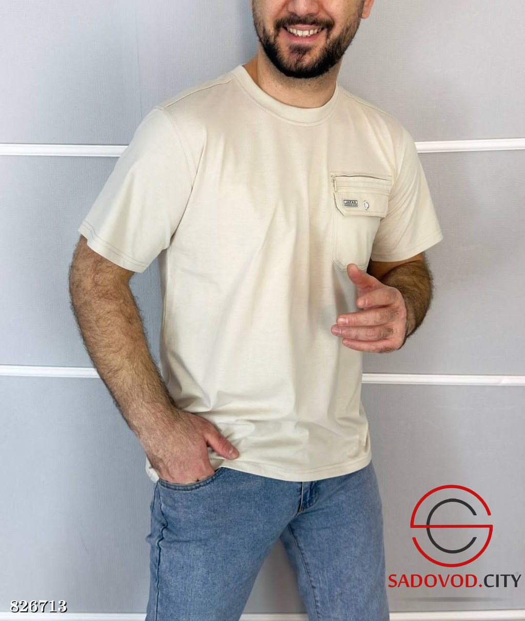 Футболка мужская из хлопка