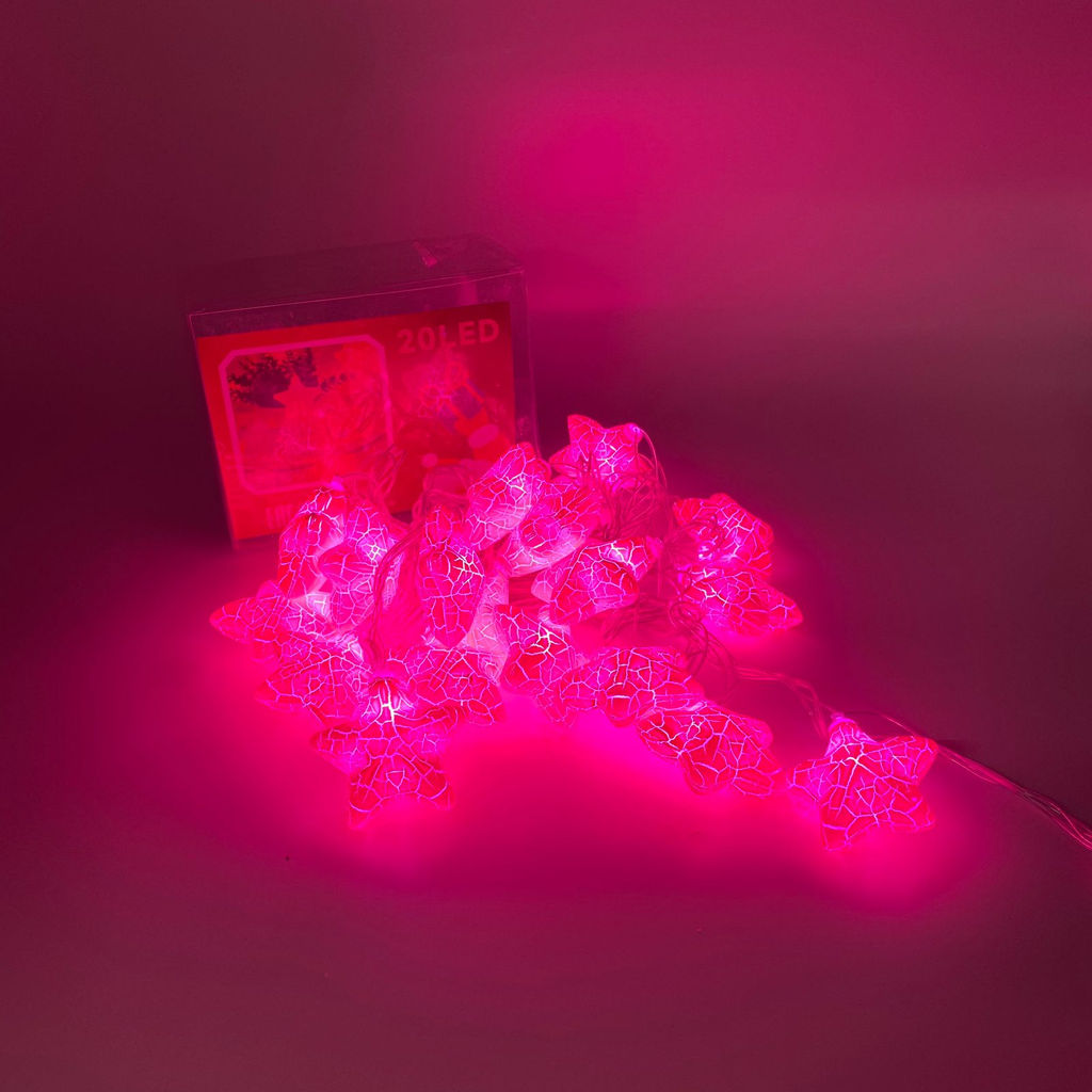 Гирлянда Макаруны звезды 5 м 20 LED (арт. HZ) - Ип лебедев о.ю фото 5