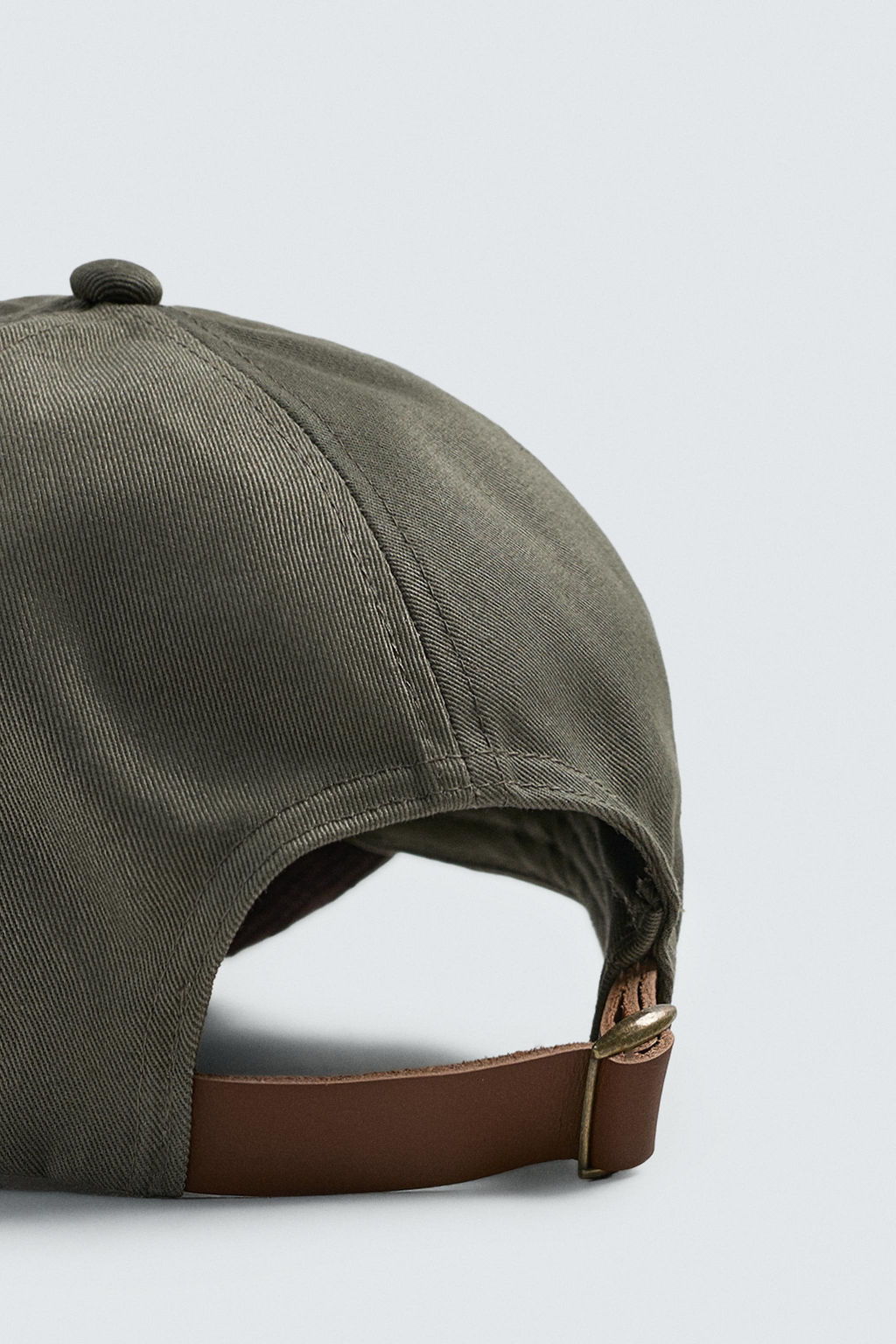 GORRA COMBINADO PANA / Khaki oscuro - Zara фото 4