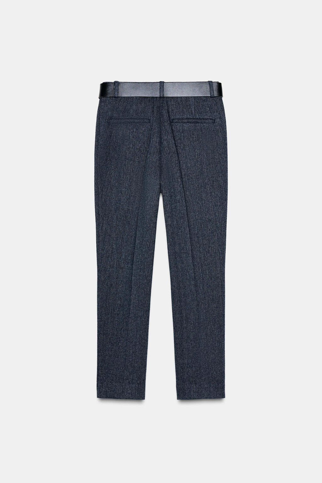 HERRINGBONE TROUSERS WITH BELT - Zara фото 6