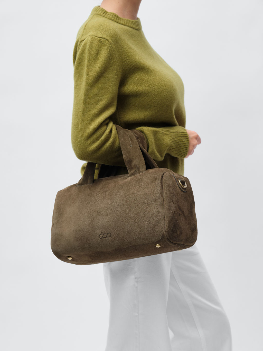 Замшевая сумка Bowling DBR 31378 тундра