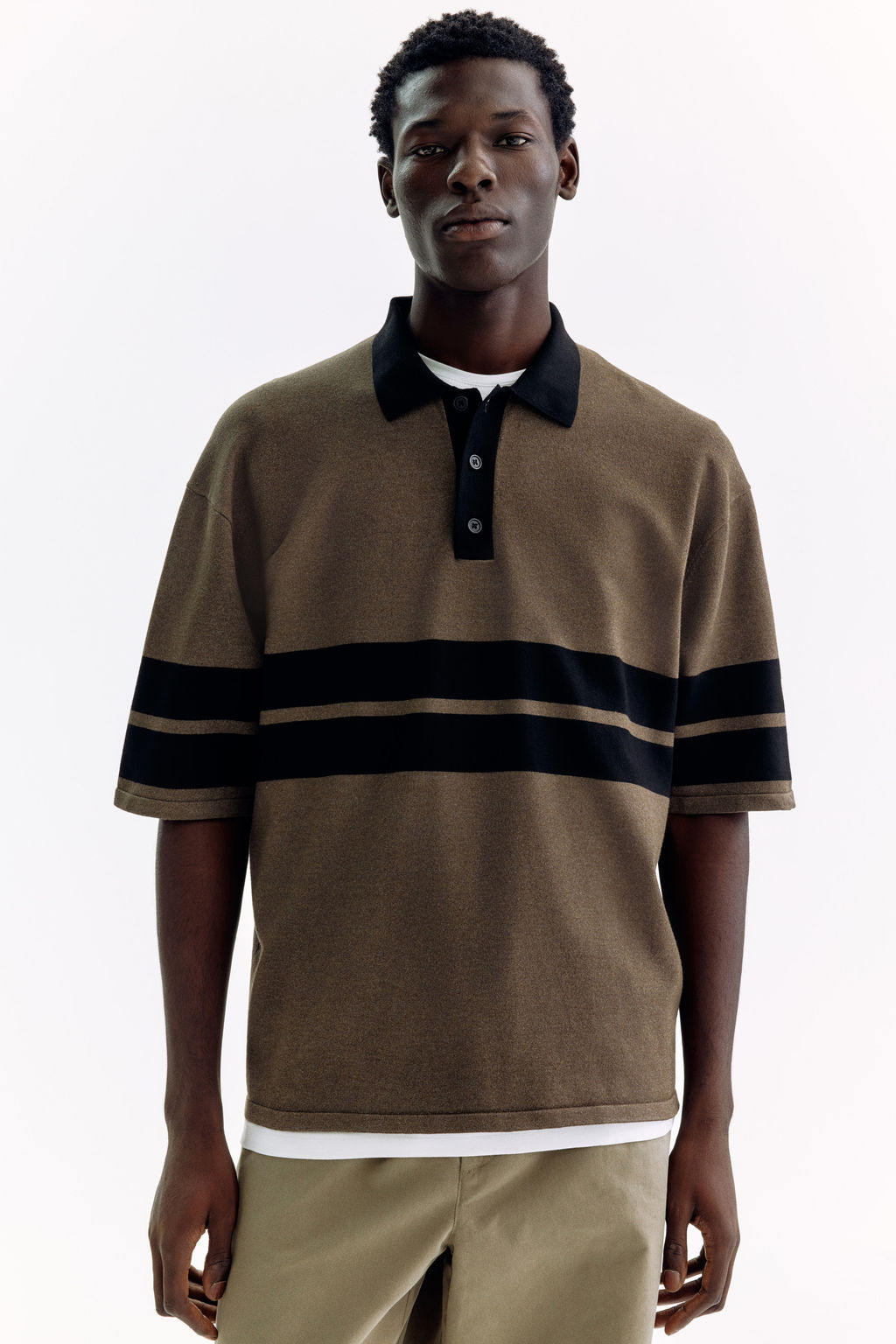 Polo de punto Loose Fit - H&m фото 3