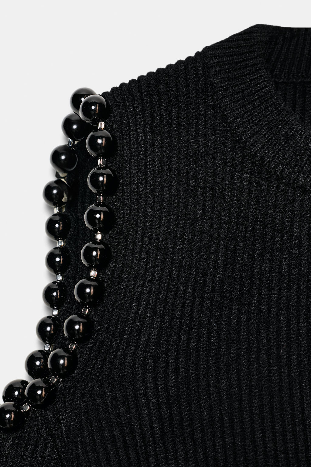 CUT-OUT BALL DETAIL KNIT JUMPER - Zara фото 9
