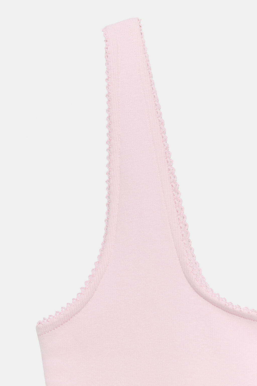 TOP RIB TIRANTES / Rosa pastel - Zara фото 4