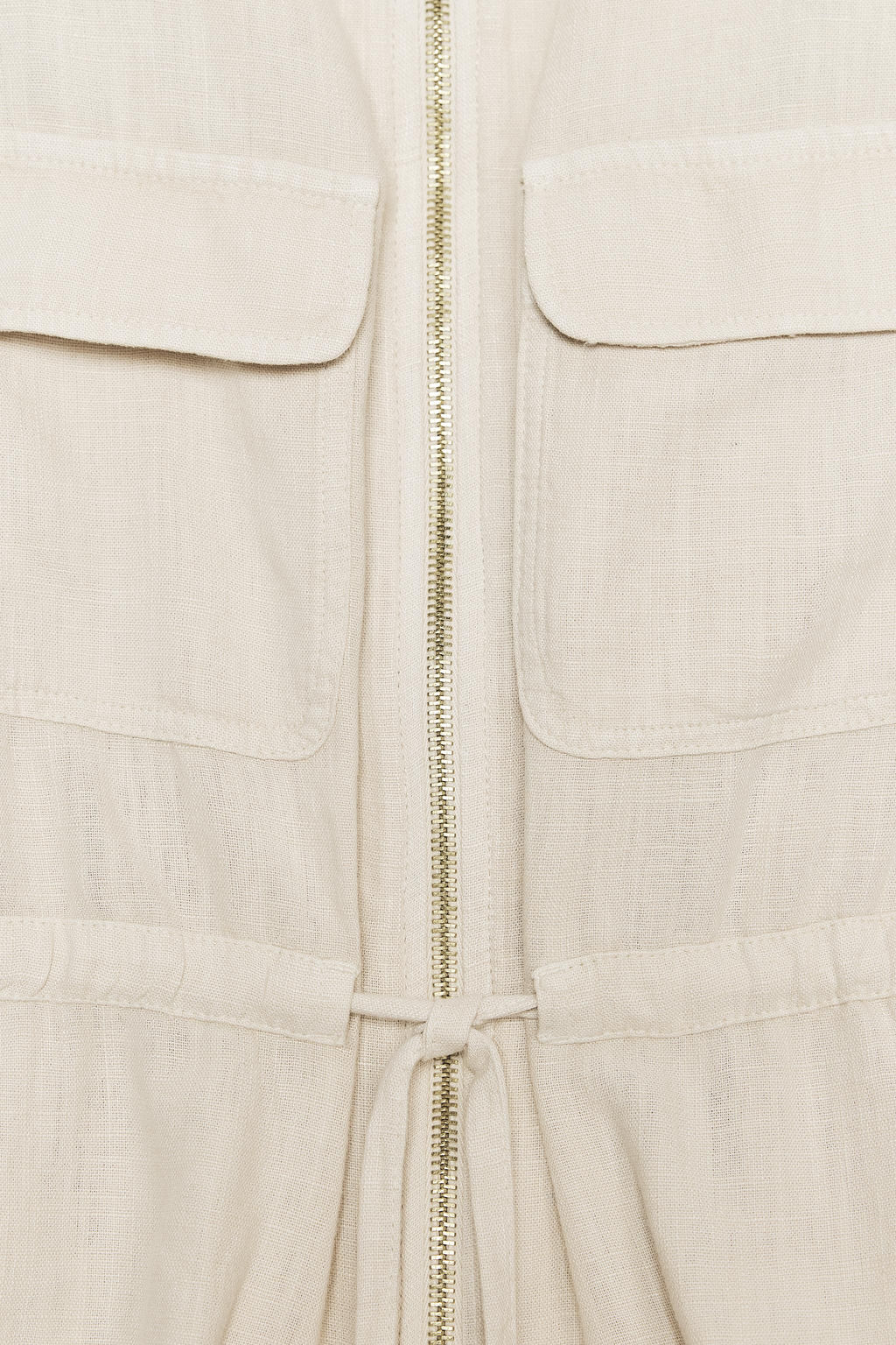 LINEN BLEND SAFARI SHIRT - Zara фото 16