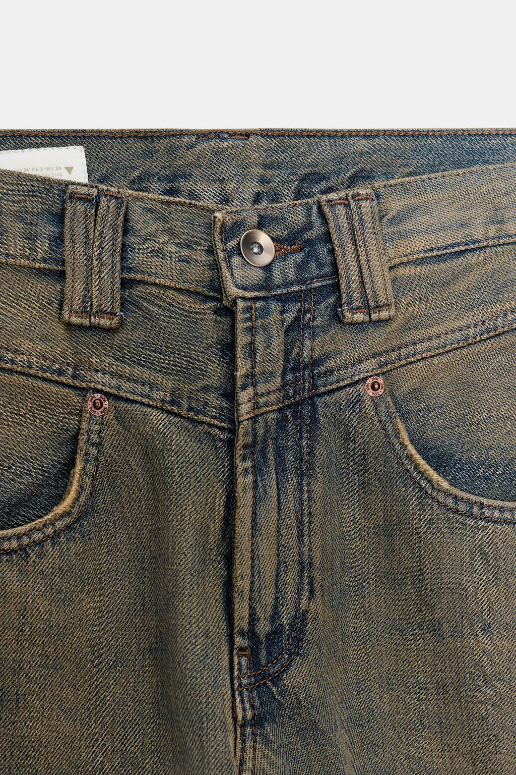 TRF LOW-RISE BAGGY JEANS - Zara фото 18
