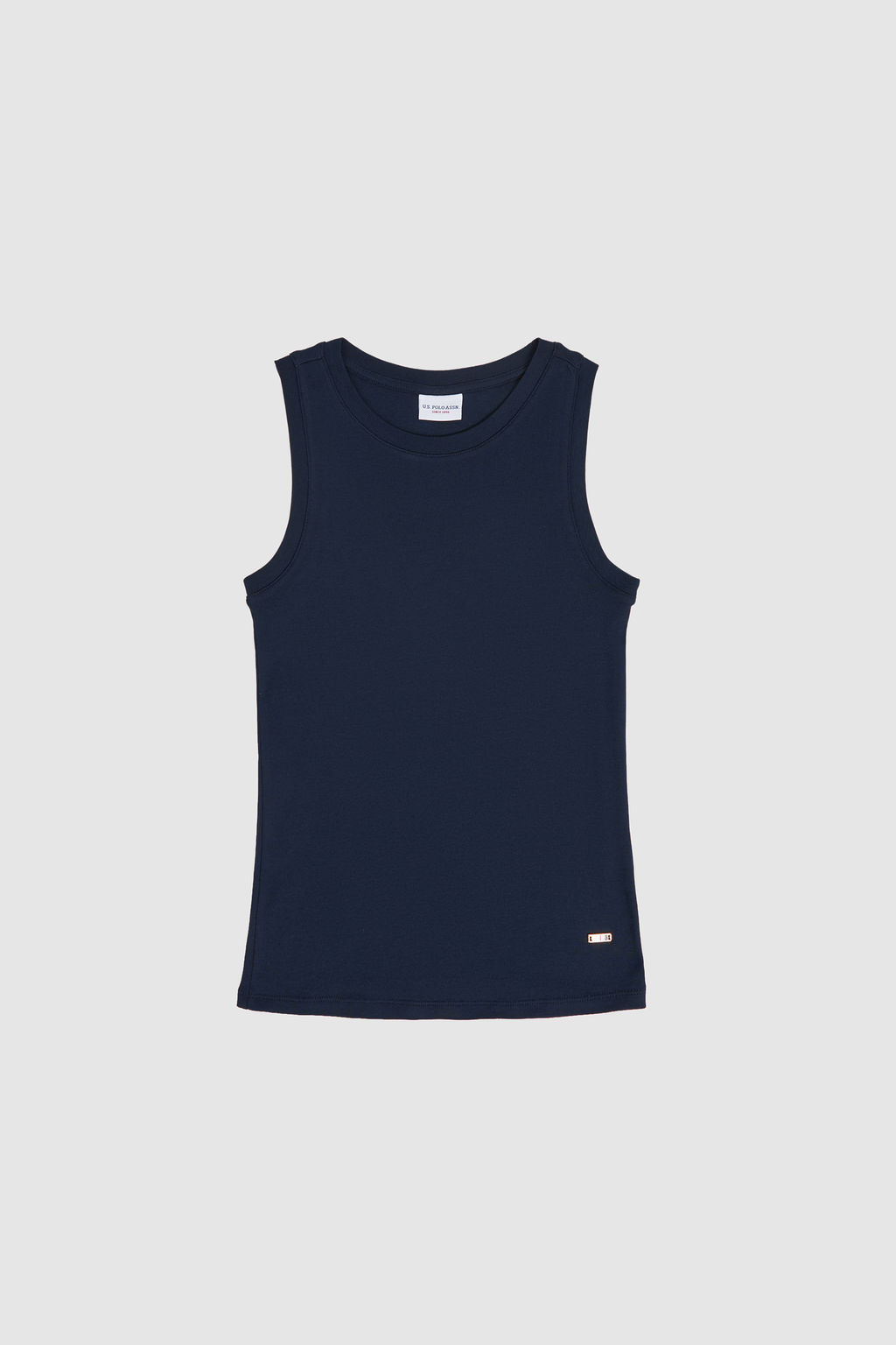 Kad_n Lacivert Bisiklet Yaka Basic Ti__rt - U.s. polo assn фото 7