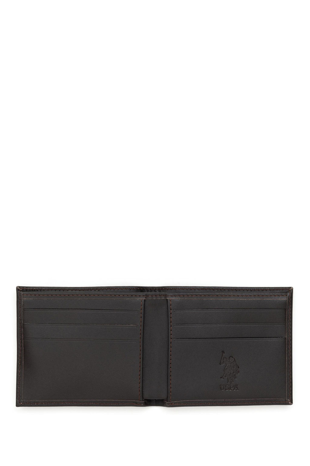 Мужской коричневый кошелек Неожиданная скидка в корзине - U.s. polo assn фото 4