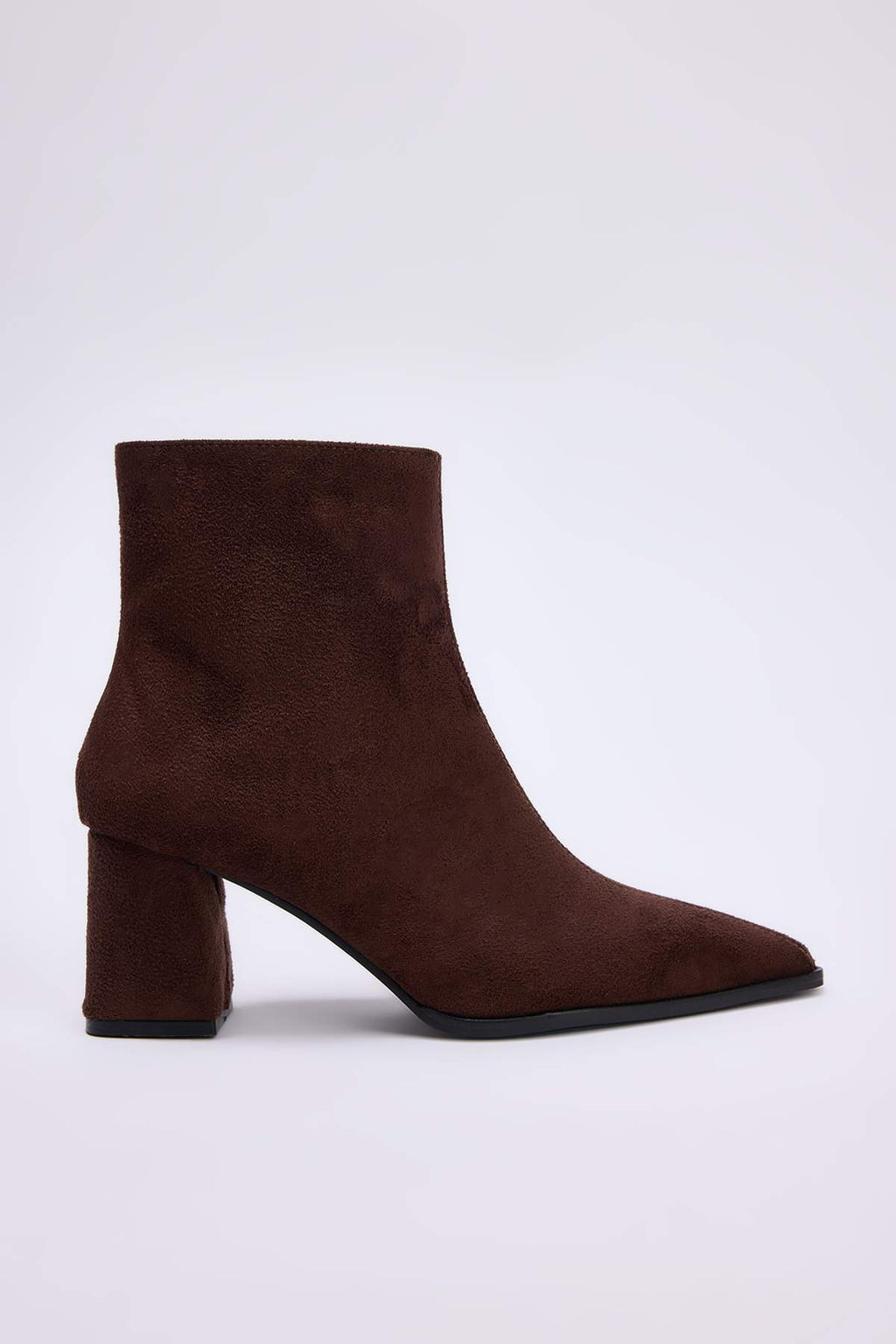 Koyu Kahverengi S_et Kad_n Blok Topuklu Bot TAKAW26BO00121 - Trendyolmilla фото 5