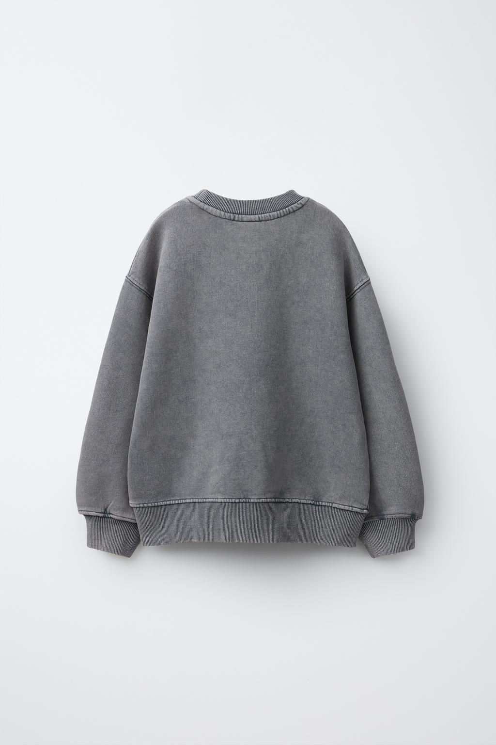 WASHED EFFECT DOLL PRINT SWEATSHIRT - Zara фото 2
