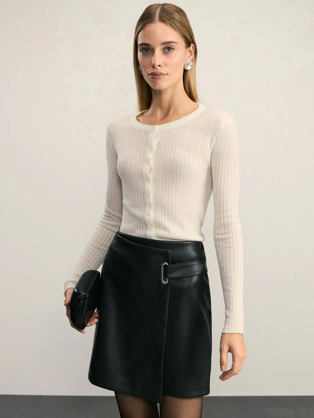 Юбка мини на запах / Zarina  фото 7