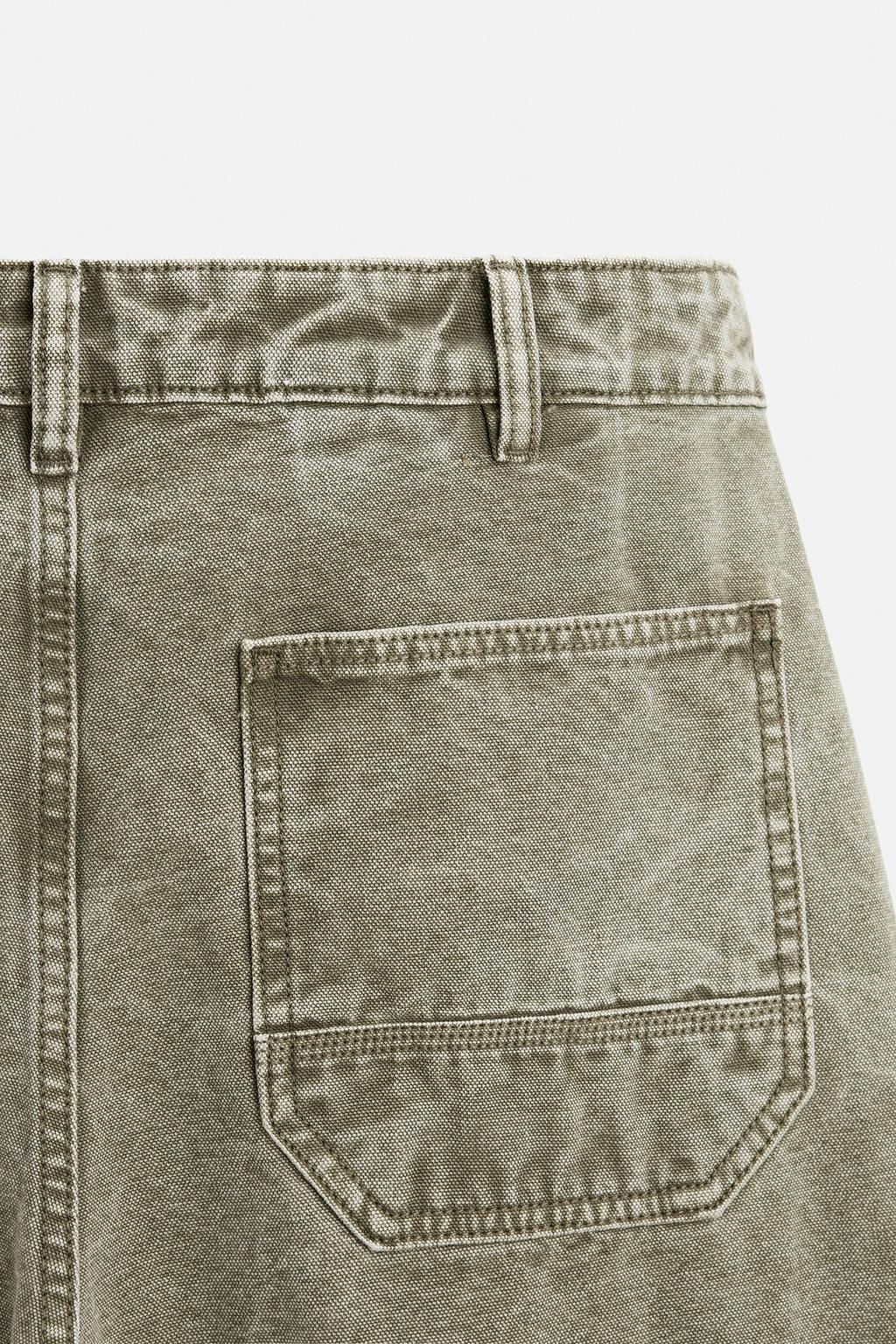 WASHED CARPENTER TROUSERS - Zara фото 36