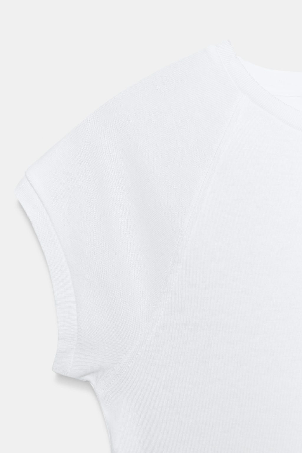 CAMISETA EFECTO LAVADO MANGA RANGL?N / Blanco - Zara фото 8