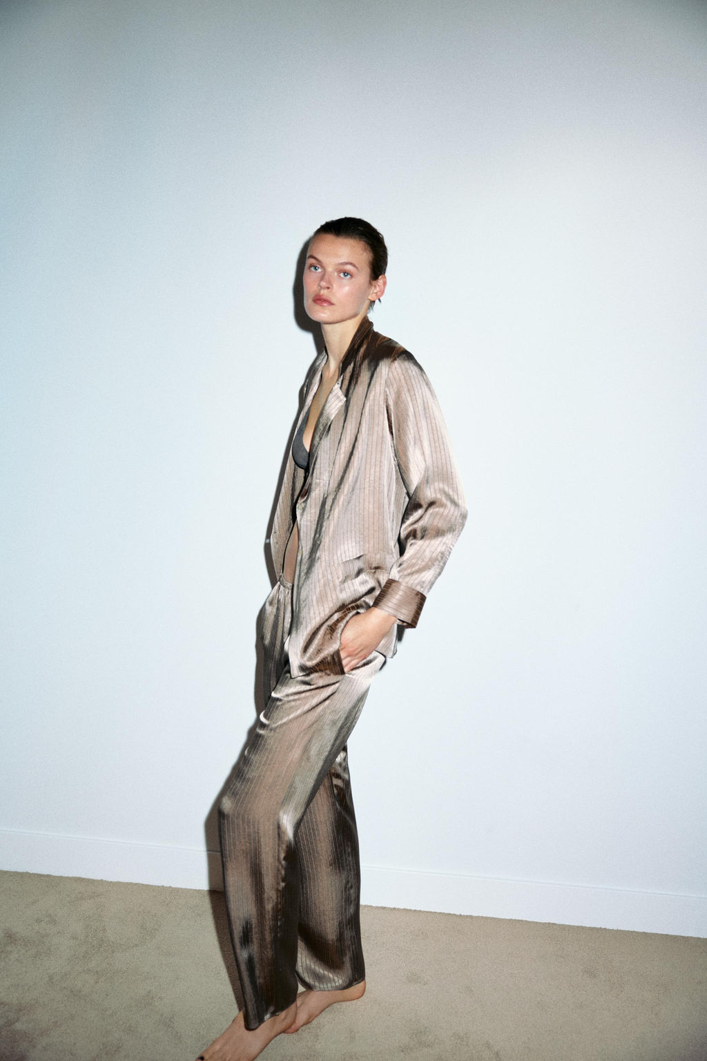 STRIPED PYJAMA SHIRT