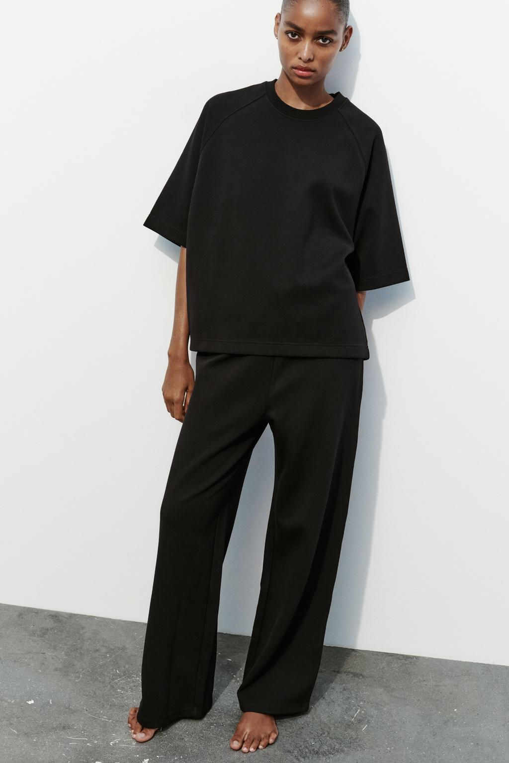 INTERLOCK OVERSIZE T-SHIRT - Zara фото 8