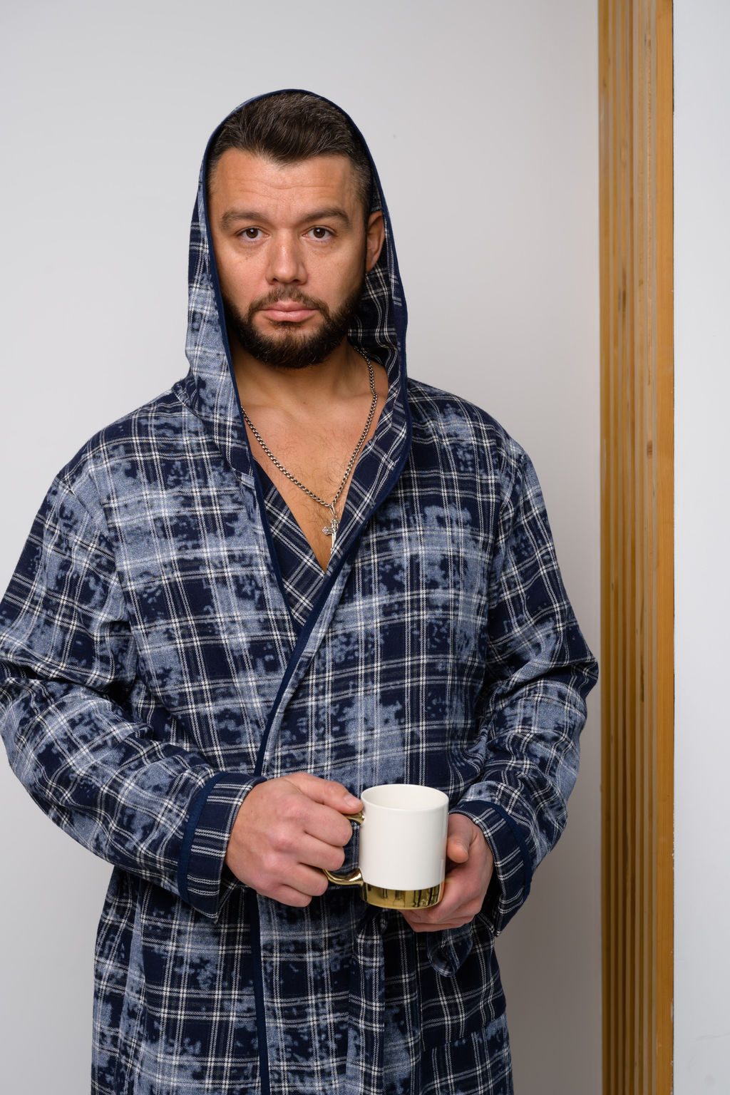 ФЛАНЕЛЬ 100% ХЛОПОК Халат домашний - Новый лен фото 4