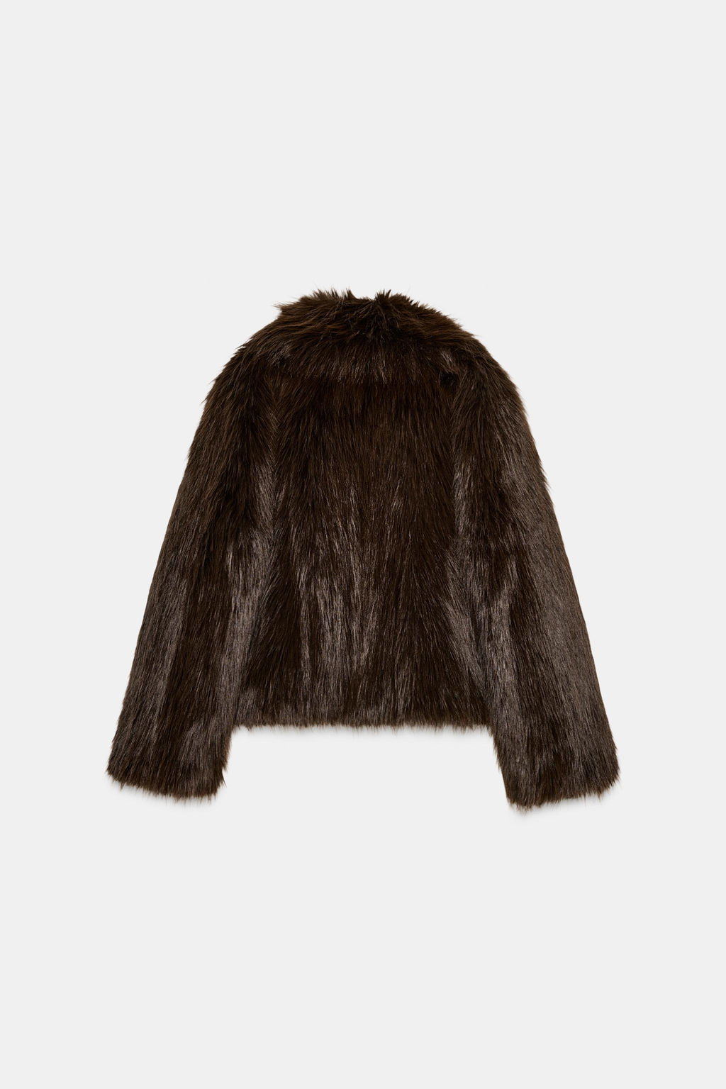 SHORT FAUX FUR COAT - Zara фото 13