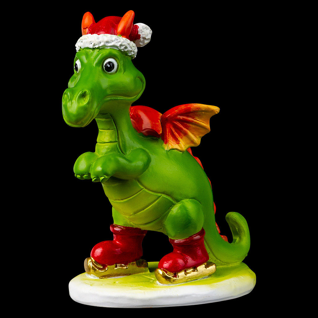 Цена за 1 шт. Сувенир ErichKrause Decor Дракон на коньках 8.5см
