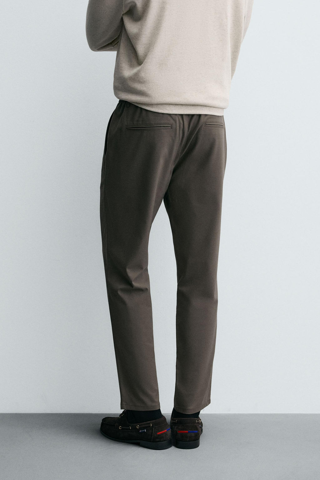 PANTAL?N SLIM FIT CONFORT / Marr?n / Topo - Zara фото 11