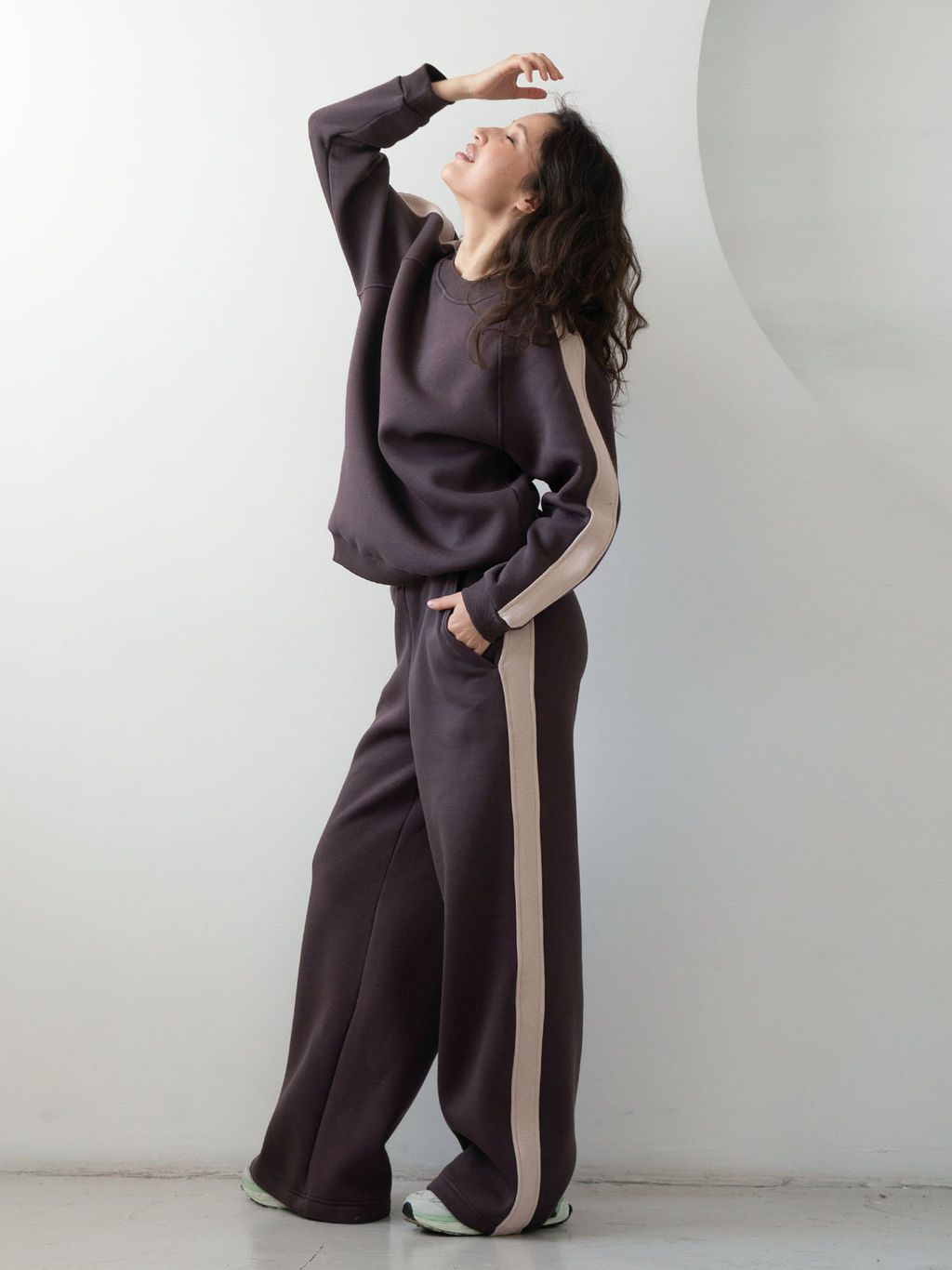 MY Брюки жен. с/н с лампасами БН309  фото 19