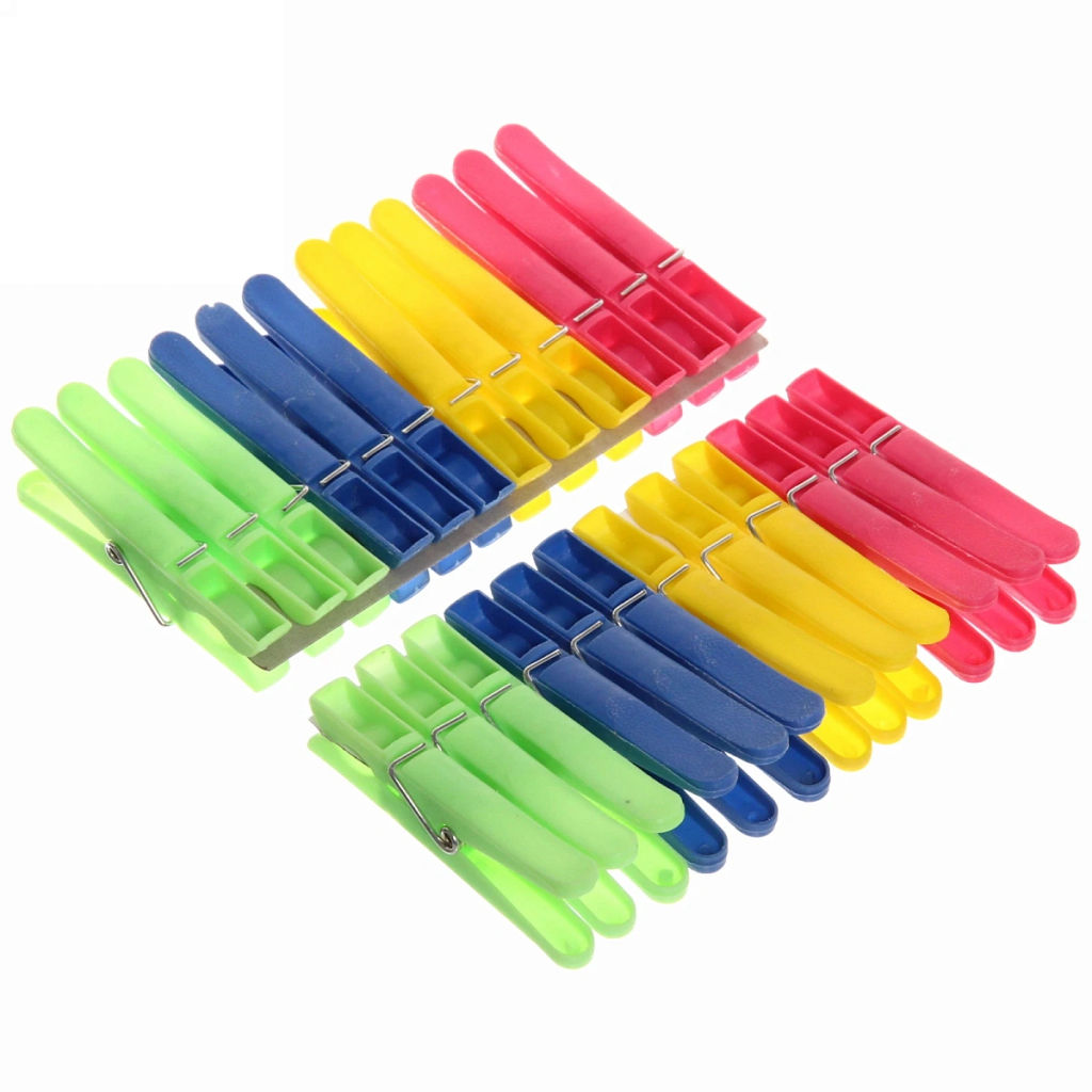 Цена за 4 шт. Прищепки бельевые Селфи (24шт) 249