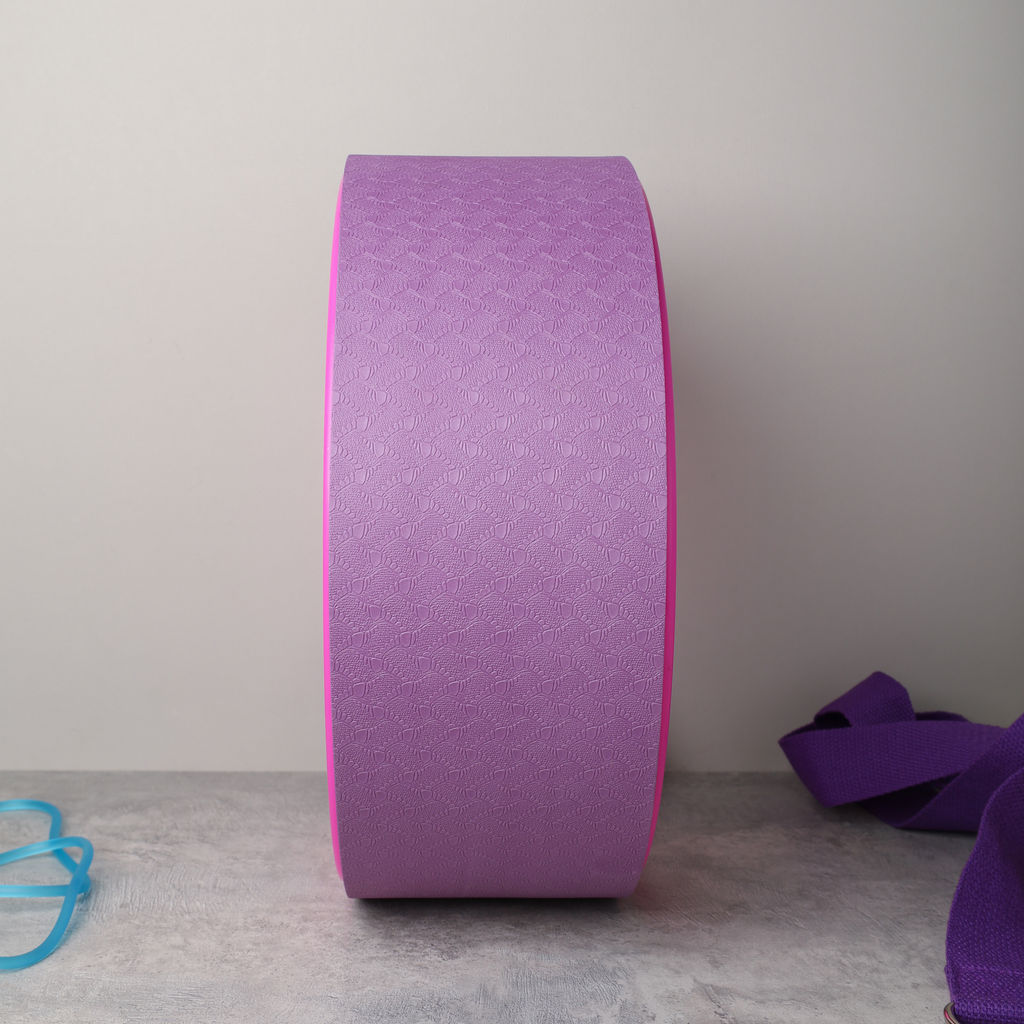 Колесо для йоги и пилатеса 32Х12 / YW32-PP / фиолетовый-розовый / уп10 - Галеонтрейд фото 9