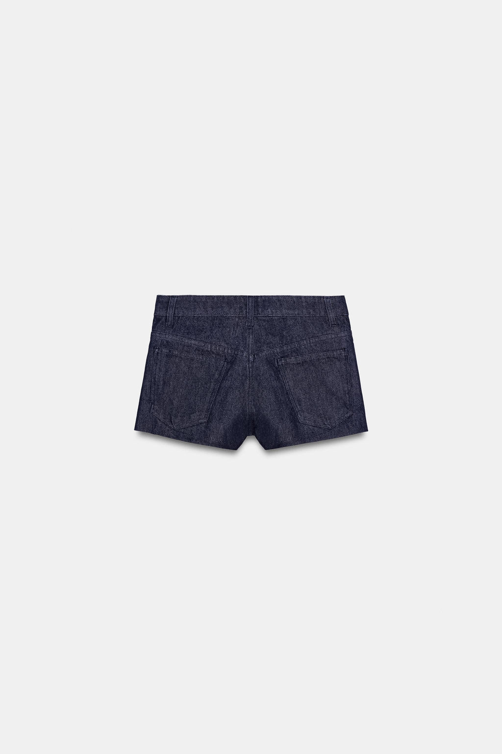 SHORTS DENIM TRF TIRO MEDIO / ?ndigo oscuro - Zara фото 5