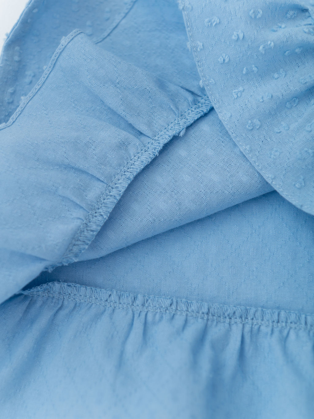 Блуза для девочки с коротким рукавом, голубой - Lesi kids фото 6