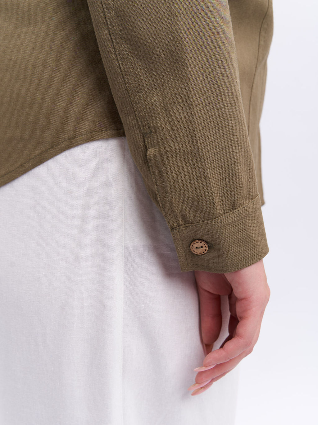 Рубашка льняная BL59152TBK58 - Артесса фото 6