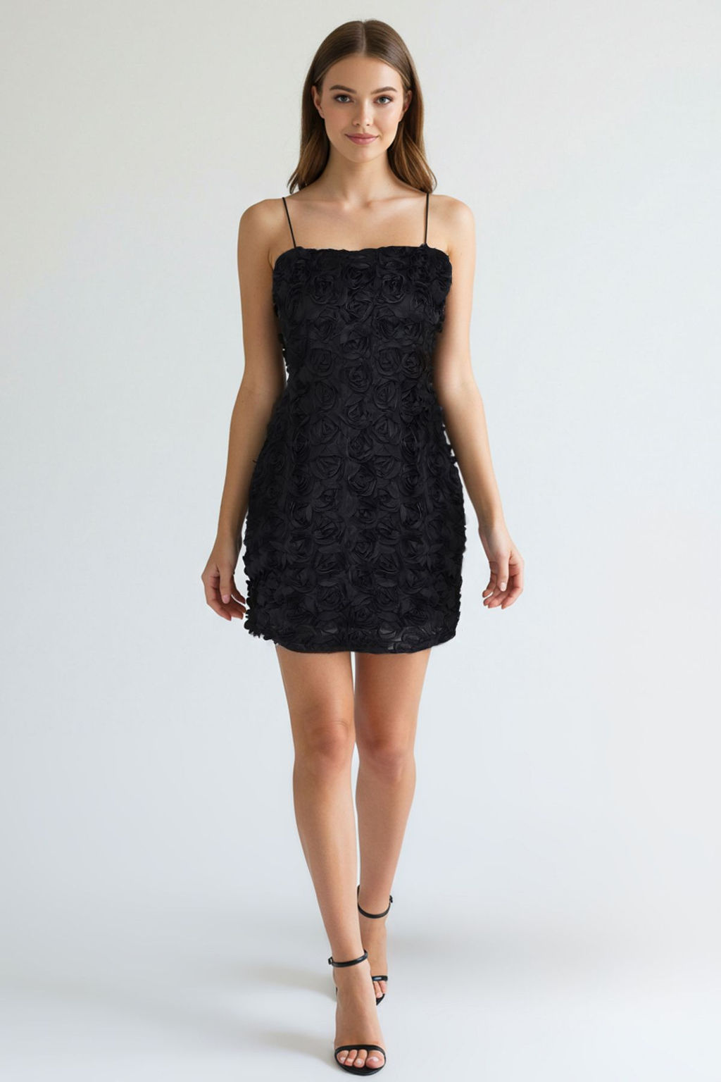 TRENDYOLMILLA Beyaz 3 Boyutlu Gul Aplike Detayl? Dugun/Nikah S?k Abiye Elbise TPRSS25EL00018 фото 13