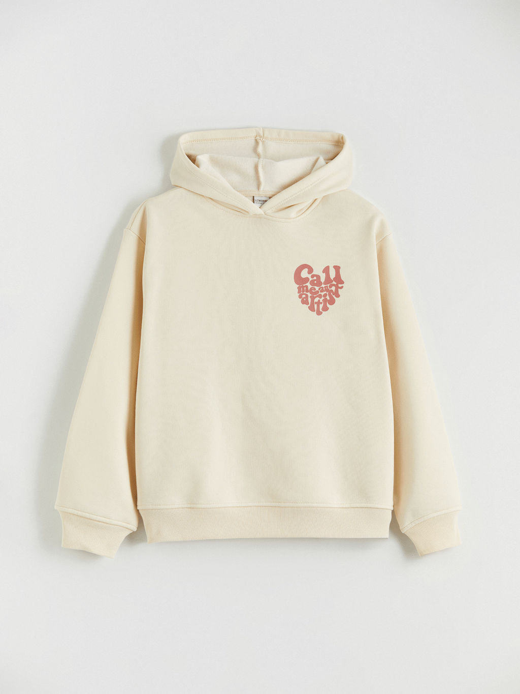 Kap??onlu K?z ?ocuk Kal?n Sweatshirt