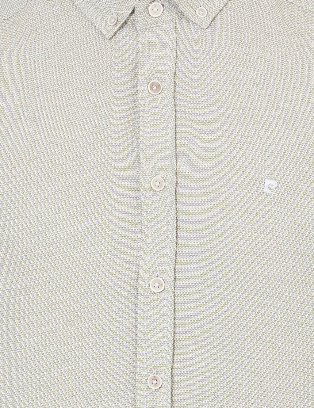 Haki Slim Fit Uzun Kollu G_mlek - Pierre cardin фото 6