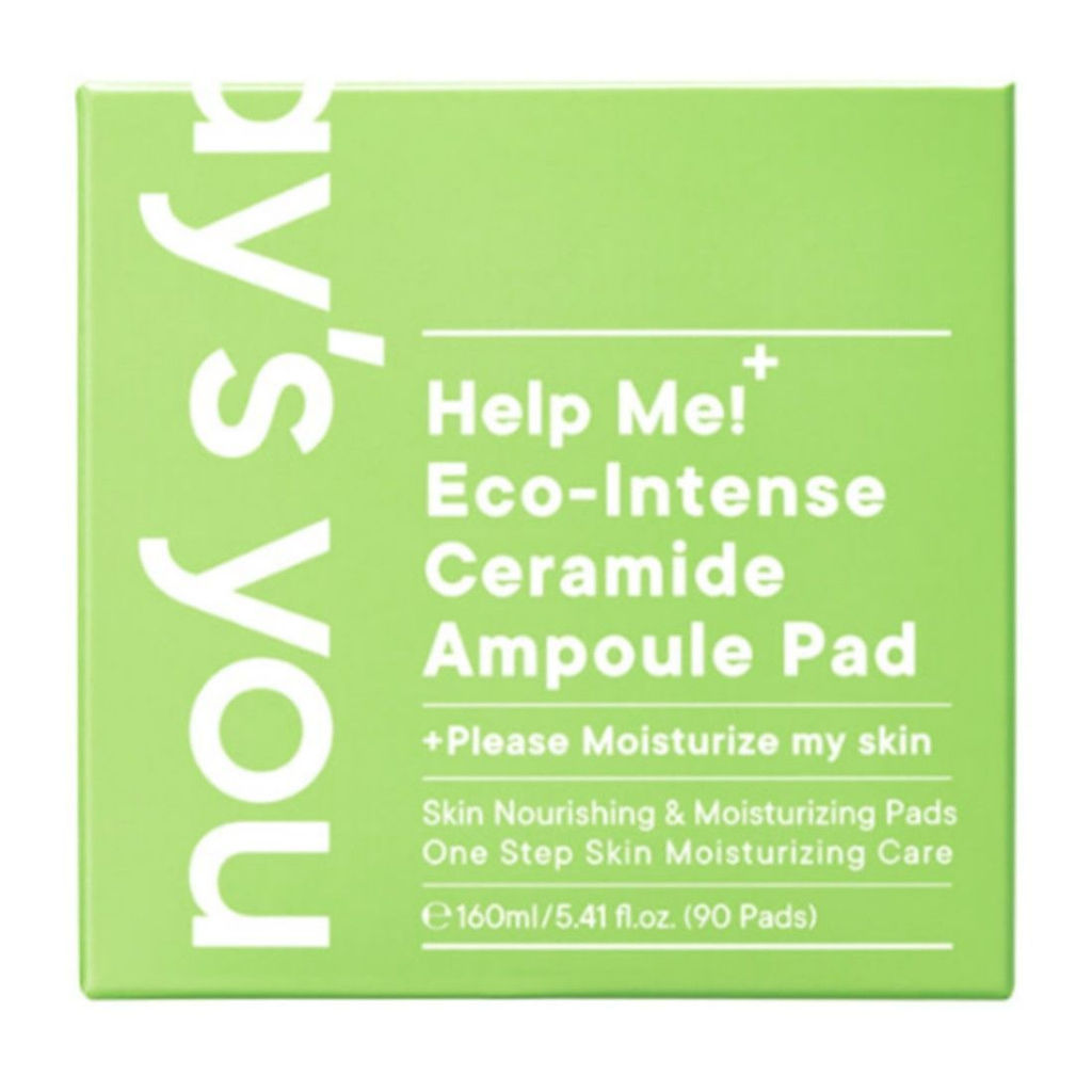 One-days you Тонер-пэды с церамидами / Help Me Eco-Intense Ceramide Ampoule Pad, 90 пэдов